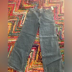 Pacsun wideleg dark wash jeans